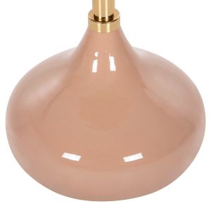 Метална помощ на маса Utri емайл лак корал D35,5x44,5hcm Hm4384,10