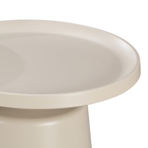Метална холна маса Ginoze Rinkon в цвят капучино, размери 70x38 см
