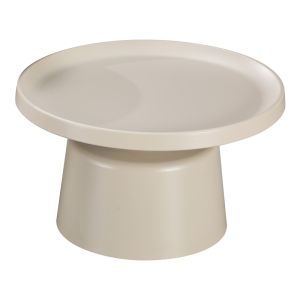 Метална холна маса Ginoze Rinkon в цвят капучино, размери 70x38 см
