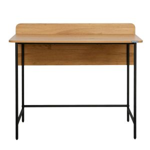 Метално бюро Fl2504 цвят черен дъб 100x50x85см