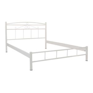 Calliope metal bed in white, 160x210x99cm (150x200cm)