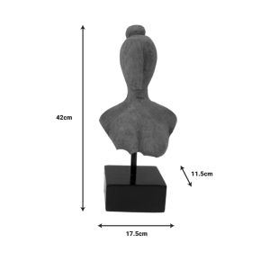 Настолна декорация Lafia Inart от мангово дърво и метал 17,5x11,5x42cm