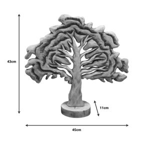 Настолна декорация Tree Natrem Inart от мангово дърво 45x11x43cm