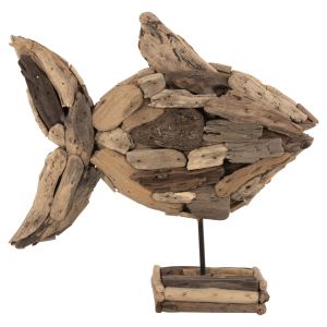 Настолна декорация риба Naturally Hm4271 Driftwood 40x12x40hcm