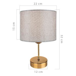Table lamp D22x32cm