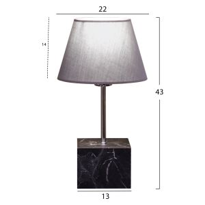 Настолна лампа Hm7594,03 Gray 13x13x43cm