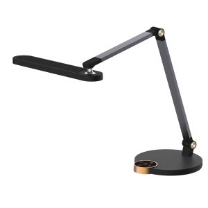 Настолна лампа Led Blain Pro Hm4454.02 Abs основа в черно-сиви алуминиеви рамена 51.8x40hcm