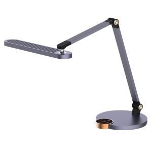 Настолна лампа Led Blain Pro Hm4454.07 Abs основа и алуминиеви рамена в сиво 51.8x40hcm
