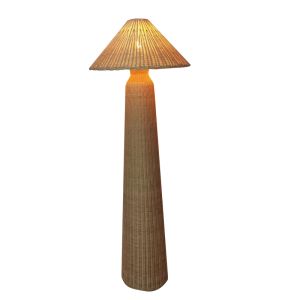 Mesulus floor lamp natural rattan boho style D56.5x150cm