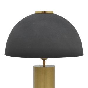 Table lamp freestanding for floor Cableler metal black D46x114cm