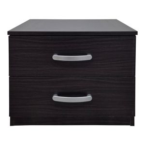 Athos bedside tables in wenge color 48x40x41.5 cm