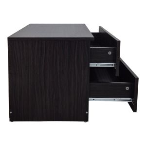 Athos bedside tables in wenge color 48x40x41.5 cm