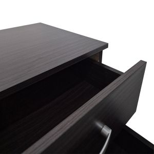 Athos bedside tables in wenge color 48x40x41.5 cm