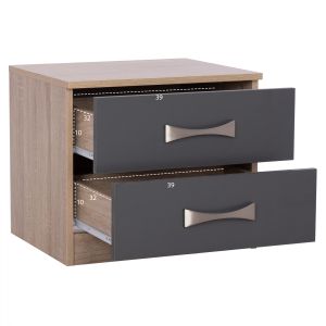 Bedside table Ashlyn 48x40.5x42 Hm2235.04