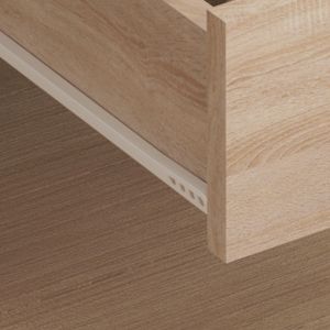 Нощно шкафче Dinkl, Hm2472,01, меламин-2 чекмеджета, сонема, 29,7x29,7x45hcm