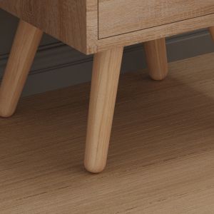 Нощно шкафче Dinkl, Hm2472,01, меламин-2 чекмеджета, сонема, 29,7x29,7x45hcm
