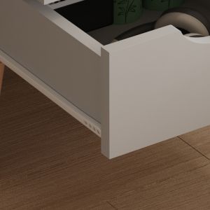 Нощно шкафче Dinkl, Hm2472,05, меламин-2 чекмеджета, сонема-сиво, 29,7x29,7x45hcm
