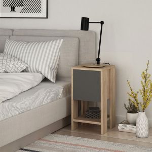 Bedside table Ema 30x30x55cm