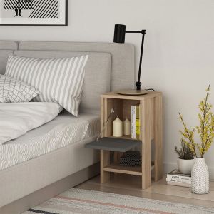 Bedside table Ema 30x30x55cm