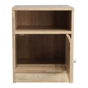 Нощно шкафче Foly с една врата цвят сонома 40x40x50cм