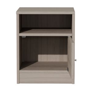 Foly bedside table, gray oak color, 40x40x50cm