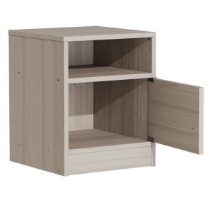 Foly bedside table, gray oak color, 40x40x50cm