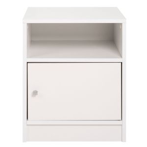 Bedside table Malory Hm2205,05 white melamine 40x40x50hcm