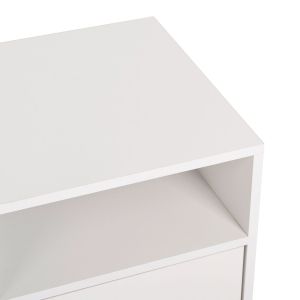 Bedside table Malory Hm2205,05 white melamine 40x40x50hcm