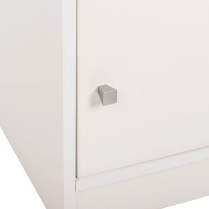 Bedside table Malory Hm2205,05 white melamine 40x40x50hcm