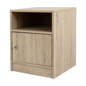 Melamine bedside table Hm2205,02 sonoma color 40x40x50