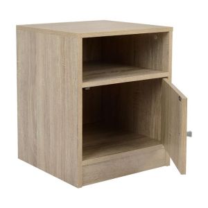 Melamine bedside table Hm2205,02 sonoma color 40x40x50