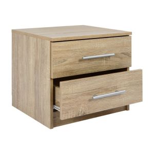 Melamine bedside table Hm2220.02 sonoma color 48x40.5x41.5