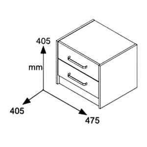 Olympus bedside table