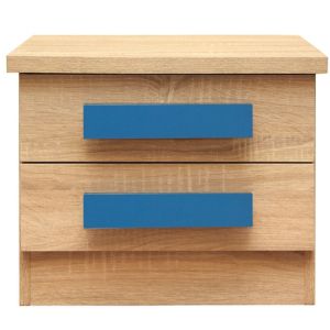 Нощно шкафче за детска стая сонома-синьо 40χ48χ39cm Hm331+hm336,01