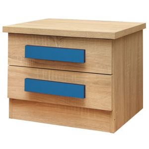 Нощно шкафче за детска стая сонома-синьо 40χ48χ39cm Hm331+hm336,01