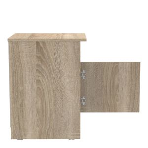 Нощно шкафче от меламин Galdi в цвят сонома 40x45x60см