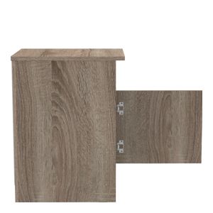 Нощно шкафче от меламин Galdi в цвят сонома трюфел 40x45x60см