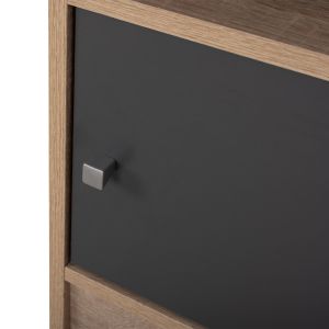 Melamine bedside table Malory Hm2205,04 sonoma/gray 40x40x50