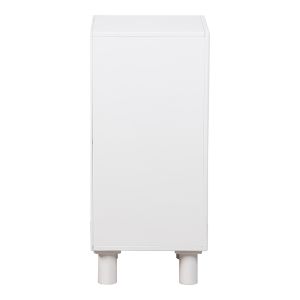 Bedside table shelf Emersy MDF in white color 40x32x70cm