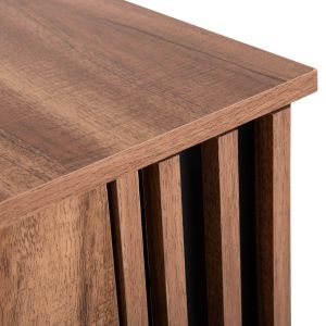 Нощно шкафче серия Harry цвят натурално дърво-черно 55x43x48hcм Hm2487.01