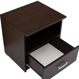 Bedside table wenge color Hm2431,02 45x40x48cm