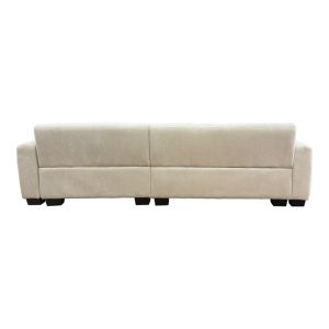 Erros reversible corner sofa with beige fabric 287x161x71cm