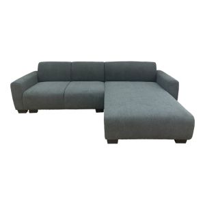 Erros reversible corner sofa with gray fabric 287x161x71cm
