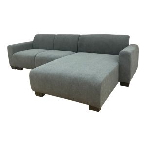 Erros reversible corner sofa with gray fabric 287x161x71cm