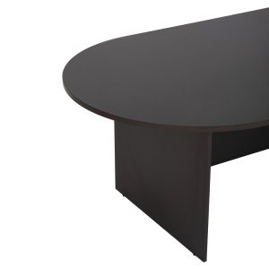 Oval conference desk Sienna, melamine in wine 240x120x75hcm Hm2134,02