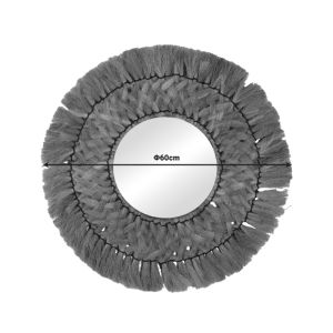 Mirror Ailan frosted in natural shade D60x8cm