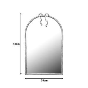 Mirror Frenzia wood in golden color 58x3x93cm