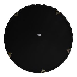 Specio wooden mirror in black shade 60x4.5cm