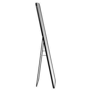 Floor mirror Boely Hm9577.01 with aluminum frame, black color 40x35x160hcm