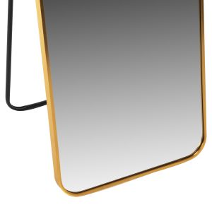 Floor mirror Boely Hm9577.30 with aluminum gold frame 40x35x160hcm